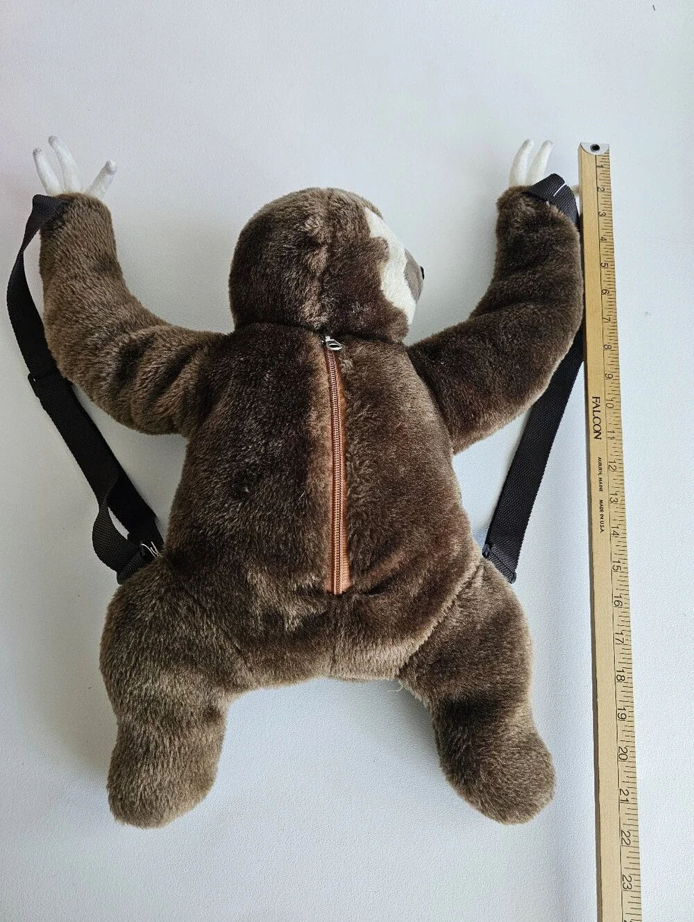 Adventure Planet Plush Sloth Backpack Brown Hanging Monkey Style Stuffed Animal
